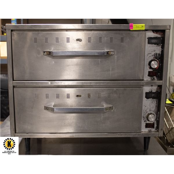 HATCO DUAL DRAWER WARMER