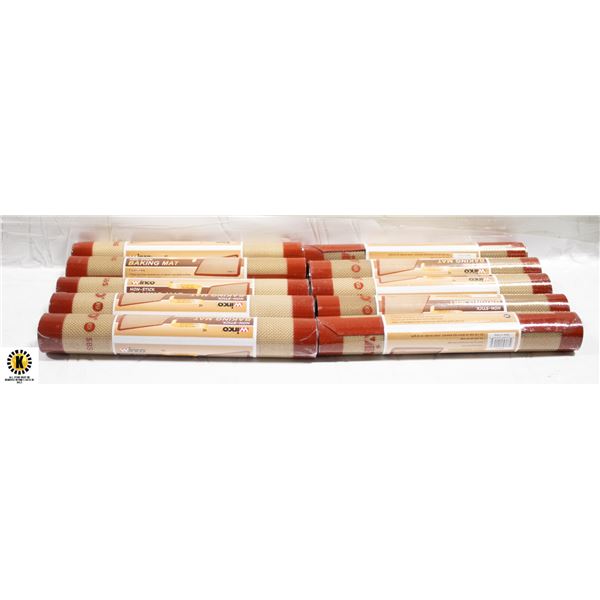 NEW BOX OF 10 WINCO 1/2 SIZE SILICONE BAKING MATS