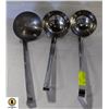 Image 1 : THREE  12" LADLES