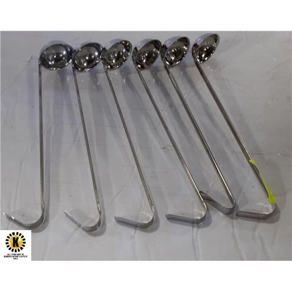 SIX 1 OZ LADLES