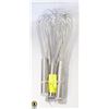 Image 1 : 3 ASSORTED STEEL WHISKS