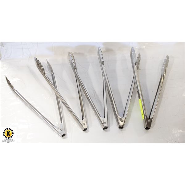 FIVE  12" TONGS