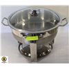 Image 1 : 1 ROUND CHAFING DISH WITH GLASS LID