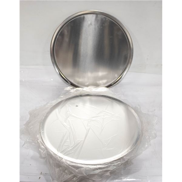 17 NEW UPDATE 14" ALUMINUM PIZZA TRAYS