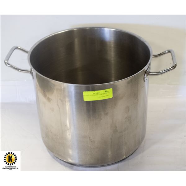 1 LARGE STAINLESS STOCK POT