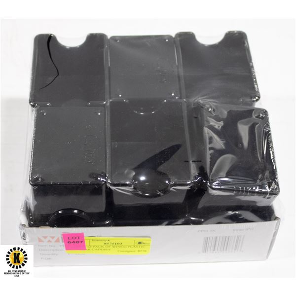 NEW 12 PACK OF WINCO PLASTIC SUGAR CADDIES