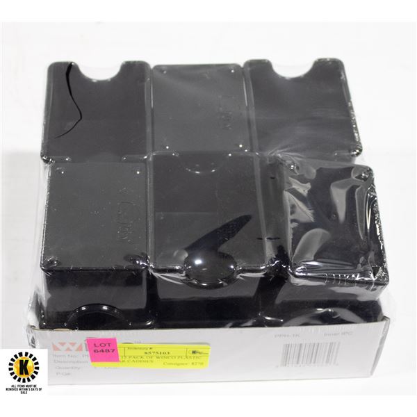 NEW 12 PACK OF WINCO PLASTIC SUGAR CADDIES