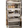 Image 1 : 5 TIER KETER PLASTIC STORAGE RACKING
