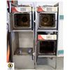 Image 2 : LOT OF 3 COMBI OVENS WITH EQUIPMENT STANDS