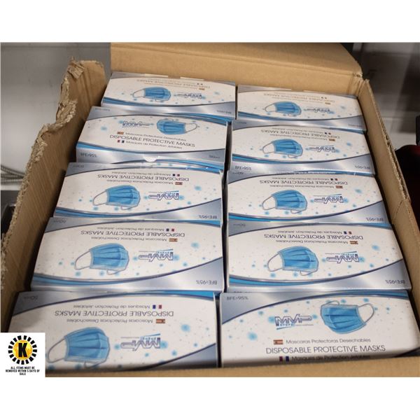 LARGE BOX OF MVP NON MEDICAL DISSPOSIBLE FACE