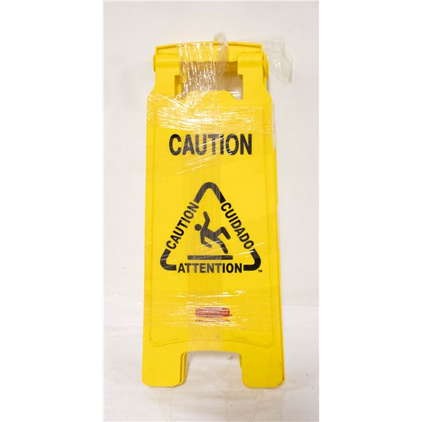 LOT OF 3 CAUTION WET FLOOR SIGNS