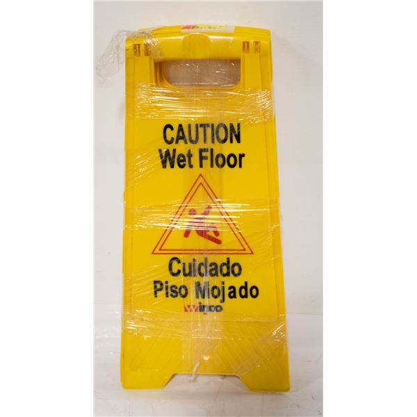 LOT OF 3 CAUTION WET FLOOR SIGNS