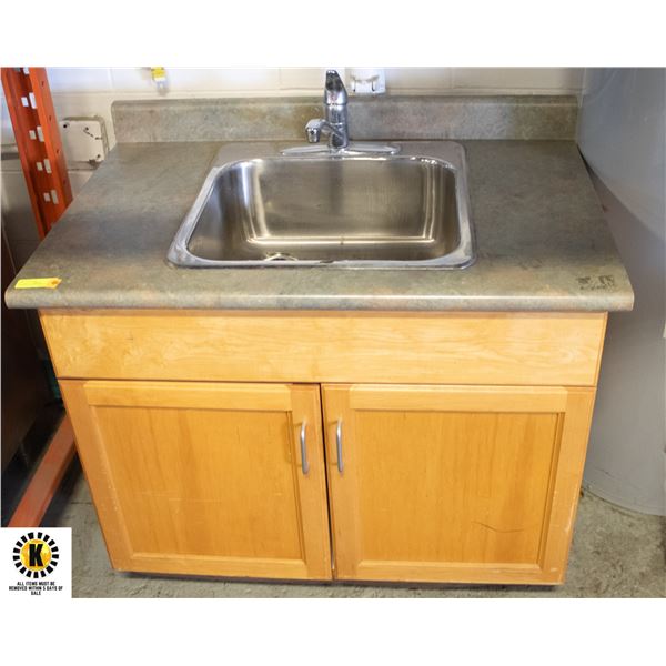 VANITY W/ S/S KITCHEN SINK & TAP
