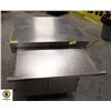 Image 2 : S/S EQUIPMENT STAND ON CASTORS W/ PULL OUT WORK