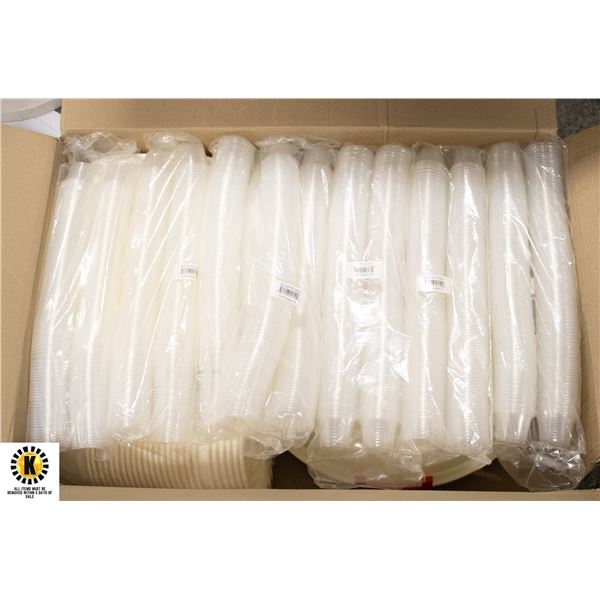 BOX OF ASSORTED PLASTIC TRAYS