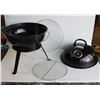 Image 4 : NEW CHARCOAL PORTABLE KETTLE GRILL-7 BURGER COUNT