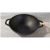 Image 1 : NEW 12" CAST IRON WOK W/ DUAL HANDLES