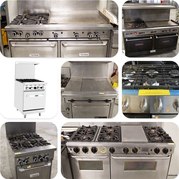 FEATURED LOTS: COOKING RANGES
