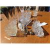 Image 2 : Crystal/Cut Glass: Creamer, Sugar Bowl, Wine Glasses, Butter Dish &