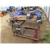 Image 1 : Hobart 225 AC/DC Welder with Cable, Auto Flash Mask, Rolling Table 