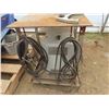 Image 6 : Hobart 225 AC/DC Welder with Cable, Auto Flash Mask, Rolling Table 