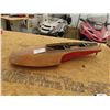 Image 1 : Vintage Wood RC Boat 36'' L x Up To 14'' Incomplete
