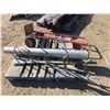 Image 1 : (3) Hanging Racks , Shop Dolly , Steel Pipe 6'' x 67'' Long