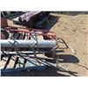 Image 2 : (3) Hanging Racks , Shop Dolly , Steel Pipe 6'' x 67'' Long