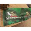 Image 3 : Roll of Moosehead Banner, Hanging Brass Light Fixture 