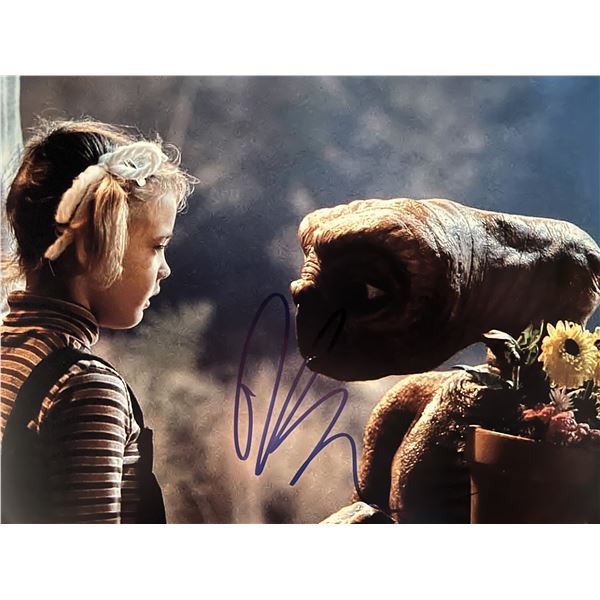 E.T. Drew Barrymore signed photo