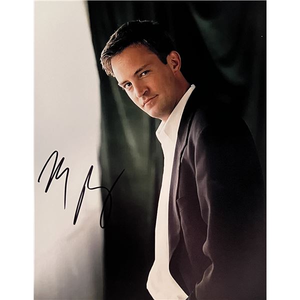 Friends Matthew Perry signed photo