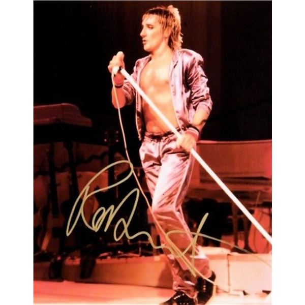 Rod Stewart signed promo photo
