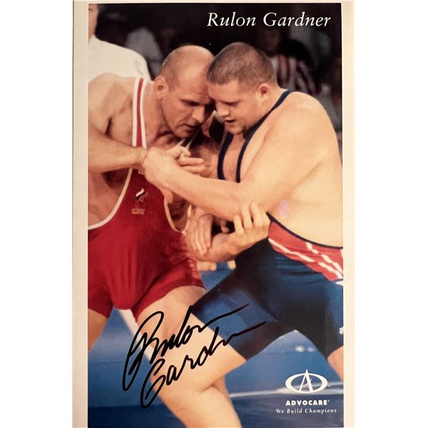 Rulon Gardner signed photo