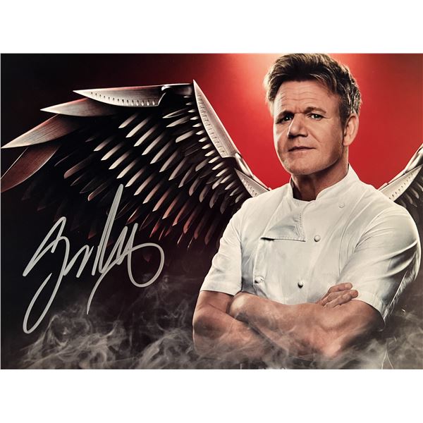 Hell's Kitchen Gordon Ramsay signed photo