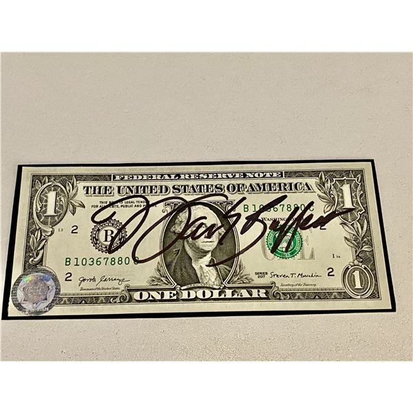 Berkshire Hathaway Warren Buffett signed dollar bill