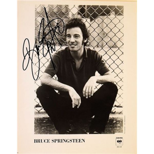 Bruce Springsteen signed promo photo