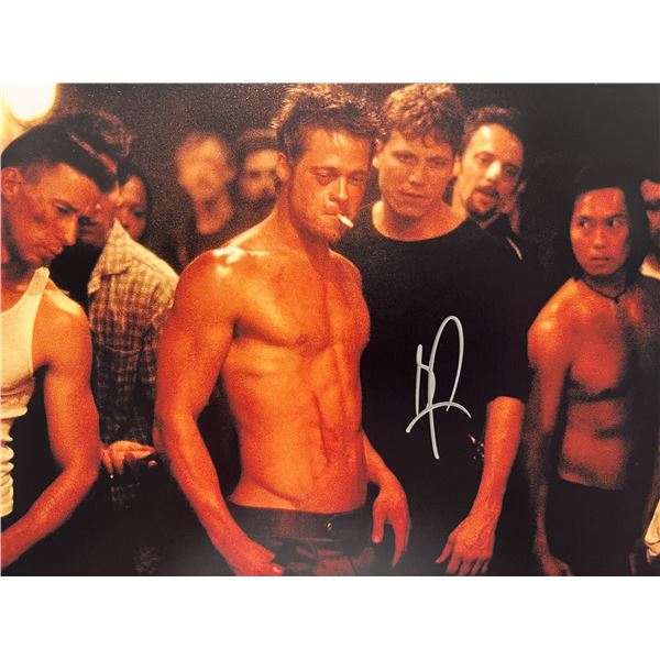 Fight Club Brad Pitt signed photo