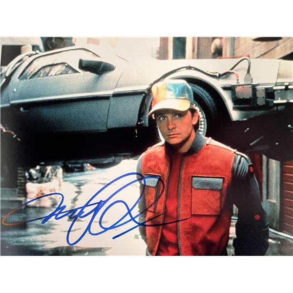Back to the Future Part II Michael J. Fox signed photo