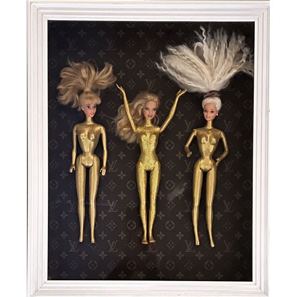 Louis Vuitton Barbie Luxury Fashion Art- one of kind