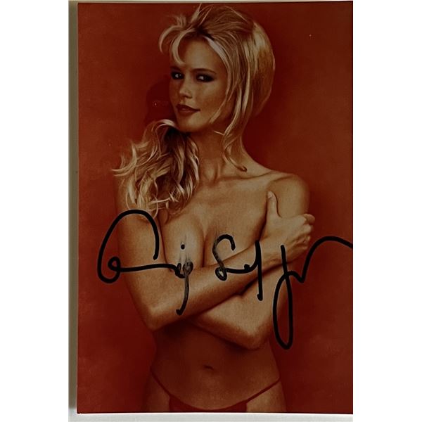 Claudia Schiffer signed photo