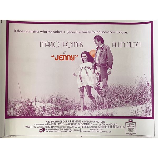 Jenny 1970 vintage movie poster