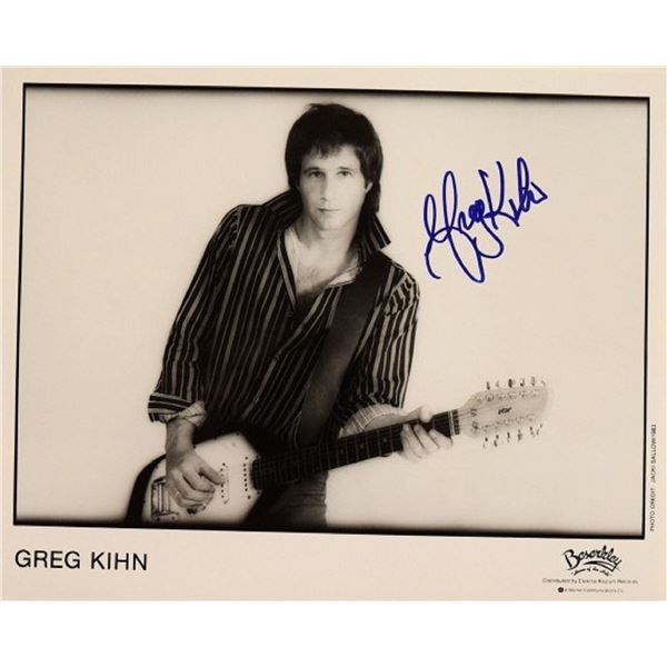 Greg Kihn signed promo photo