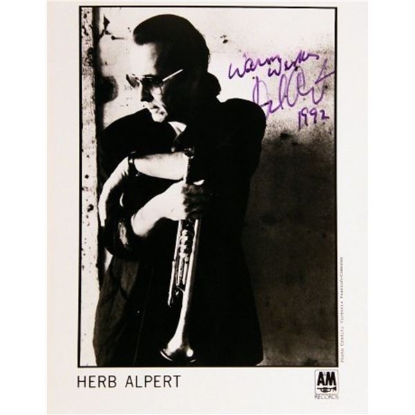 Herb Alpert signed photo