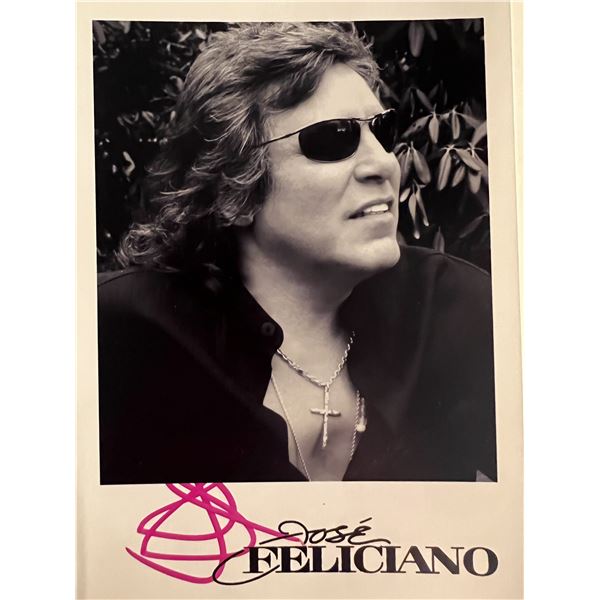 Jose Feliciano signed photo