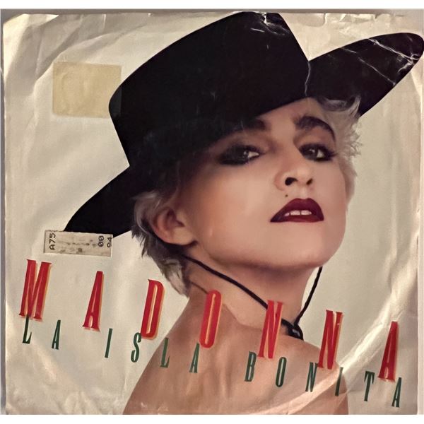 Madonna La Isla Bonita 45. 7x7 inches