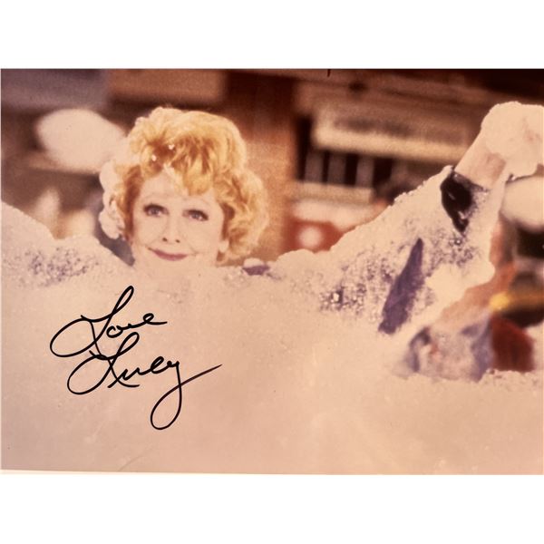 Lucille Ball signed photo