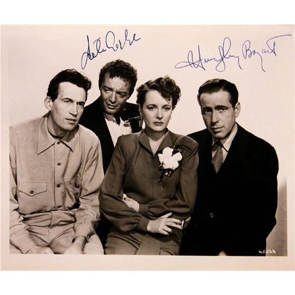 Humphrey Bogart and Peter Lorre signed movie photo