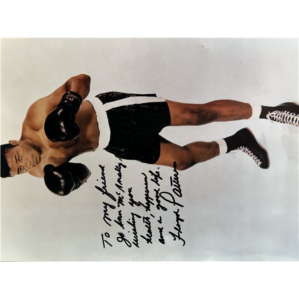 Floyd Patterson signed photo