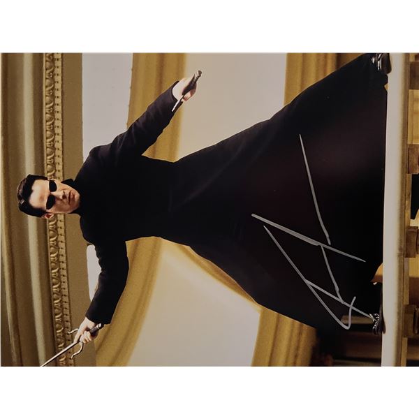 The Matrix Keanu Reeves signed photo