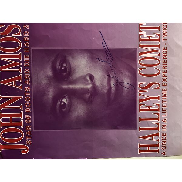John Amos signed program